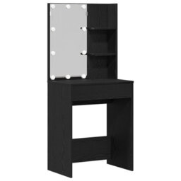 Walplus Dressing Table Black Oak 60 X 40 X 140 Cm Engineered Wood - thumbnail 5