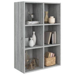 Berkfield Book Cabinet/sideboard Grey Sonoma 66X30X98 Cm Engineered Wood - thumbnail 9