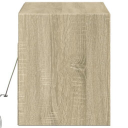 Berkfield Durable Tv Wall Cabinet With Led Lights Sonoma Oak 100X31X35 Cm - thumbnail 7