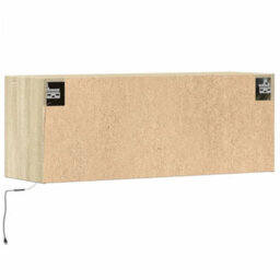 Berkfield Durable Tv Wall Cabinet With Led Lights Sonoma Oak 100X31X35 Cm - thumbnail 8