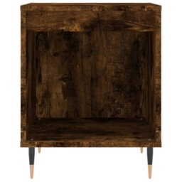 Berkfield Bedside Cabinet Smoked Oak 40X35X50 Cm Engineered Wood - thumbnail 4
