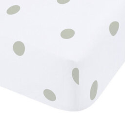 Catherine Lansfield Brushed Polka Dot Cotton Single Fitted Sheet Green - thumbnail 3