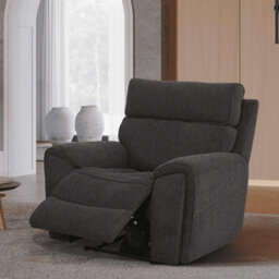 Furnishings For Less UK Lois Electric Reclining 3 Piece Sofa Suite 2 + 1 + 1 Black - thumbnail 5