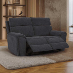 Furnishings For Less UK Lois Electric Reclining 3 Piece Sofa Suite 2 + 1 + 1 Black - thumbnail 8