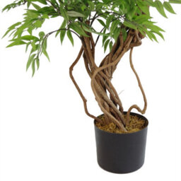 Leaf 140Cm Realistic Artificial Japanese Fruticosa Tree Ficus Tree - thumbnail 3