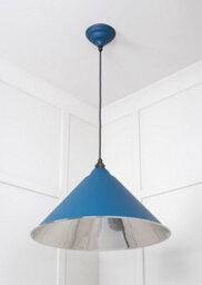 From the Anvil Smooth Nickel Hockley Pendant In Upstream - thumbnail 5