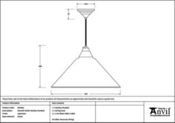 From the Anvil Smooth Nickel Hockley Pendant In Upstream - thumbnail 2