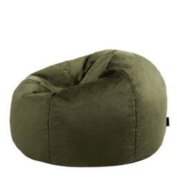 icon Kingston Classic Velvet Bean Bag Chair Olive Green Bean Bags - thumbnail 8