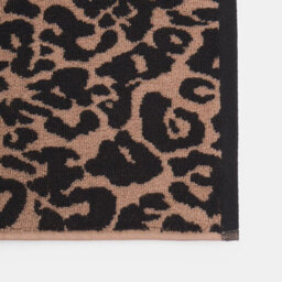 OHS Leopard Bath Towel Absorbent 100% Cotton Luxury Hotel Quality, Natural - 2Pc - thumbnail 6
