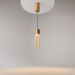 Luminosa Lighting Luminosa Imaginary Modern Slim Pendant Ceiling Light Gold 3000K 100Lm - thumbnail 2