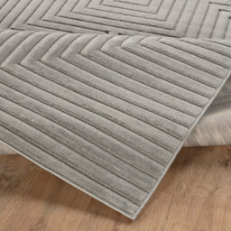 Livabliss Le Mans-Modern Grey 3D High & Low Pile Textured In- & Outdoor Rug 200 X 275 Cm Easy Care, Non Shedding - thumbnail 4