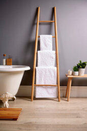 Jasper Heavyweight Guest Towel 2 Pack - White - 750Gsm - thumbnail 2
