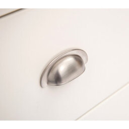 Cabinet Bits Lovere 5 Drawer Narrow Chest Of Drawers Chrome Cup Handle - thumbnail 7
