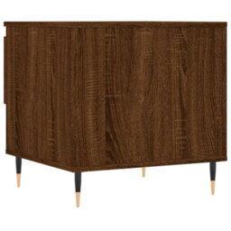 Berkfield Modern Coffee Table Brown Oak 50X46X50 Cm Engineered Wood - thumbnail 8