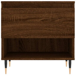 Berkfield Modern Coffee Table Brown Oak 50X46X50 Cm Engineered Wood - thumbnail 5