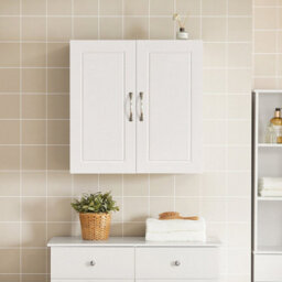 Double Door Wall Cabinet  Storage Solution For Kitchen And Bathroom - thumbnail 7