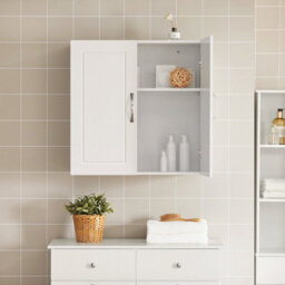 Double Door Wall Cabinet  Storage Solution For Kitchen And Bathroom - thumbnail 2