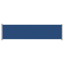 Berkfield Patio Retractable Side Awning 600X160 Cm Blue - thumbnail 2