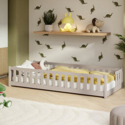 Arte Zoya Cashmere 90 X 190Cm Single Low Bed - Foam/bonnell Mattress Included - thumbnail 1