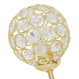 GoodHome Mantus Spherical Brushed Matt Gold Effect Halogen Table Lamp - thumbnail 4