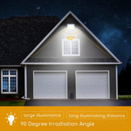 Aigostar 20W Led Floodlight 1800Lm Security Lights Outdoor, 6500K Cold White - thumbnail 7