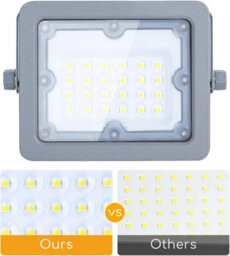 Aigostar 20W Led Floodlight 1800Lm Security Lights Outdoor, 6500K Cold White - thumbnail 9