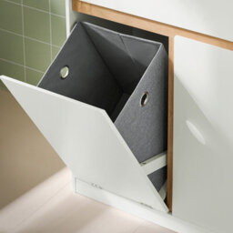 Sobuy Bzr79-W, Laundry Cabinet Laundry Chest Bathroom Cabinet Storage Cabinet,white,w70.5Xd33Xh85 - thumbnail 7