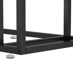 Vidaxl Computer Side Table White Marble 50X35X65 Cm Tempered Glass Computer Side Tables - thumbnail 6