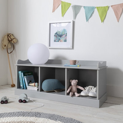 Nöa & Nani Noa & Nani Storage Bench With 3 Cubes In Silk Grey Stockholm - image 1