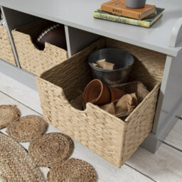 Nöa & Nani Noa & Nani Storage Bench With 3 Cubes In Silk Grey Stockholm - thumbnail 4