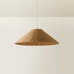 Valuelights Thelma Extra Large Wicker Conical Shade Ceiling Pendant Light Shade - thumbnail 3