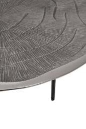 Orsina Silva Oak Effect Silver Top Coffee Table - thumbnail 3