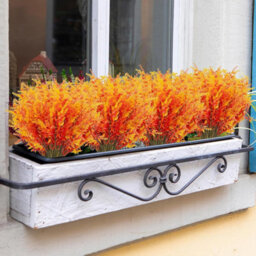 16 Pack Uv - Resistant Artificial Autumn Flowers For Garden, Window, Patio, Thanksgiving, Halloween, And Indoor Decoration - thumbnail 4