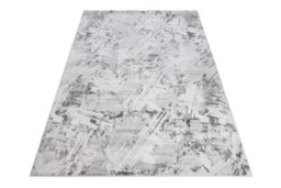 Stratus Interiors Pearl Silver Large Living Room Rug 200 X 290 Cm - White / Silver / Light Grey - Medium - thumbnail 3