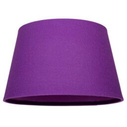 Happy Homewares Traditional 30Cm Purple Linen Fabric Drum Table/pendant Shade 60W Maximum - thumbnail 5