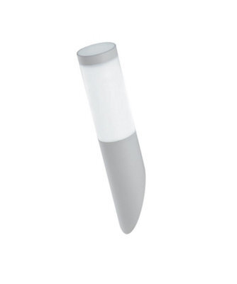 Luminosa Lighting Luminosa Tokyo Outdoor Stainless Steel Wall Bollard Light, White, Ip44, E27