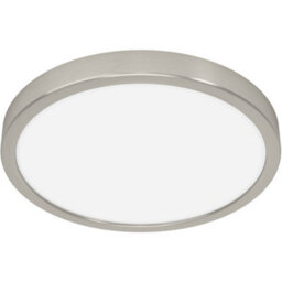 Loops Modern Satin Nickel Round Ceiling Light For Contemporary Indoor Spaces - thumbnail 1