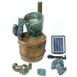 Primrose Buckets And Tap Solar Powered Outdoor Garden Water Feature Fountain 72Cm - thumbnail 8