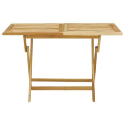 Berkfield 5 Piece Outdoor Dining Set Solid Teak Wood - thumbnail 4