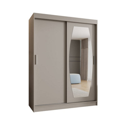 Arte Rossa Sliding Door Wardrobe 150Cm Cashmere - Affordable Calm For Minimalist Spaces - image 1