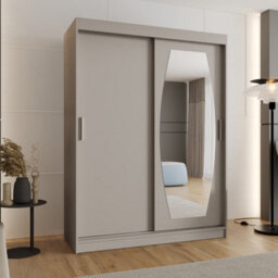 Arte Rossa Sliding Door Wardrobe 150Cm Cashmere - Affordable Calm For Minimalist Spaces - thumbnail 2