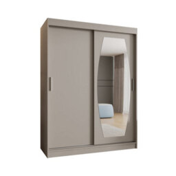 Arte Rossa Sliding Door Wardrobe 150Cm Cashmere - Affordable Calm For Minimalist Spaces - thumbnail 1