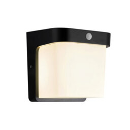 CGC Lighting Cgc Rhea Black Cube Pir Motion Sensor Led Outdoor Wall Light 4000K Natural White Integrated Led Ip65 - thumbnail 4