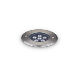 Ideal Lux Luminosa Led Outdoor Recessed Floor & Decking Light Steel Ip67, 3000K
