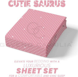 Gc Gaveno Cavailia Printed Kids Fitted Sheet Cutie Suraus Single Pink Pollycotton Sheets For Children Bedding - thumbnail 3