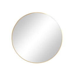 Melody Maison Large Round Antique Gold Wall Mirror - 80Cm X 80Cm - thumbnail 7