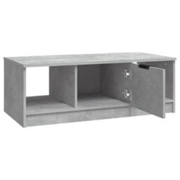 Berkfield Stylish Coffee Table Concrete Grey 102X50X36 Cm Engineered Wood - thumbnail 5