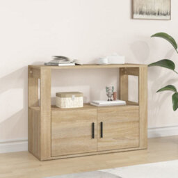 Berkfield Sideboard Sonoma Oak 80X30X60 Cm Engineered Wood - thumbnail 1