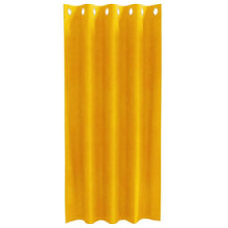 Berkfield Blackout Curtains With Eyelets 2 Pcs Mustard Yellow Velvet - thumbnail 3