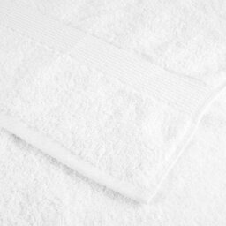 Berkfield Premium Bath Towels Solund 2Pcs White 100X150Cm 600Gsm - thumbnail 6